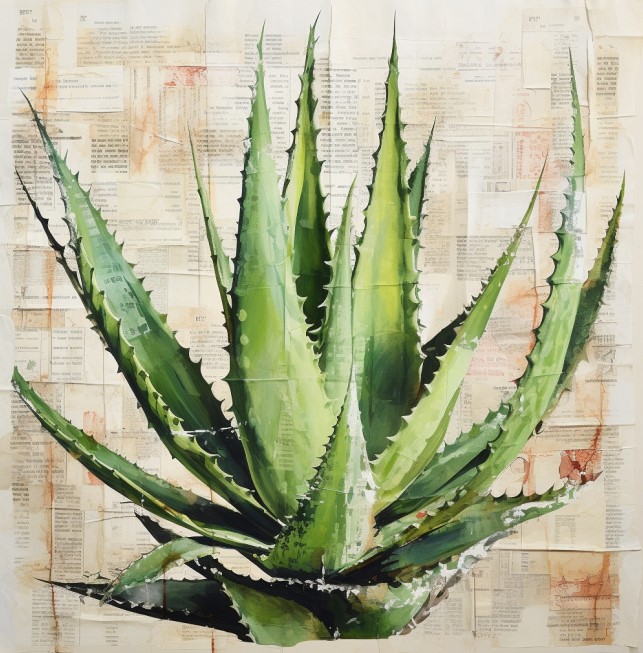 Prints On Canvas - Flower Aloe (970X970)