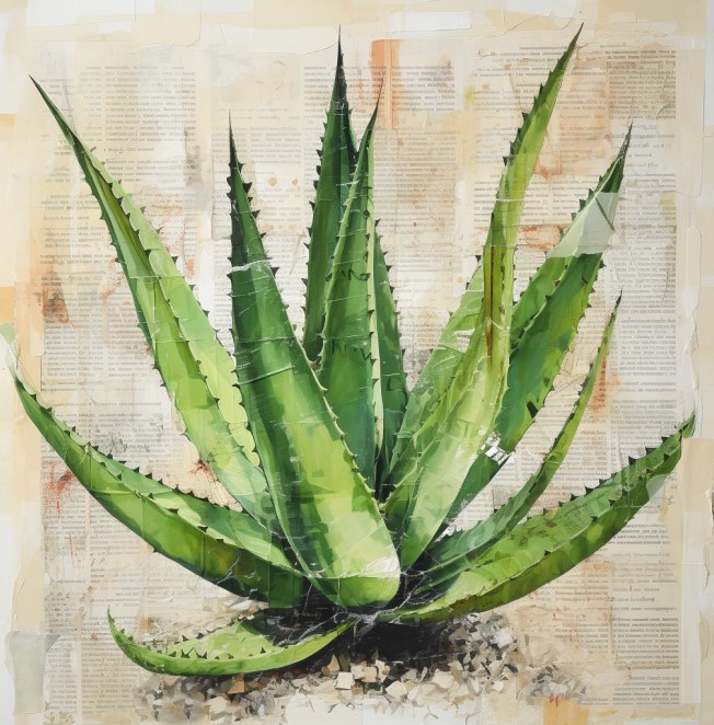 Print On Canvas - Flower Cactus (970X970)