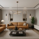 [MJ1A-14] Mirror Pill 1200X500mm Antique Gold