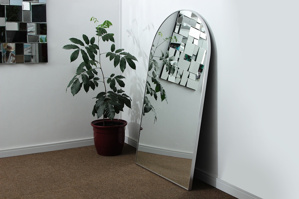MIRROR DOME 1800X1000MM SILVER