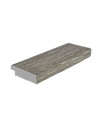 [5028LG.24] WALL PANEL END 37X10X2400MM WHITE LIGHT GREY (195MM)