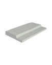 [5029-5WN.24] WALL PANEL STARTER 52X10X2400MM WHITE EMBOSSED (195MM)