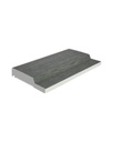 [5029DG.24] WALL PANEL STARTER 52X10X2400MM DARK GREY (195MM)