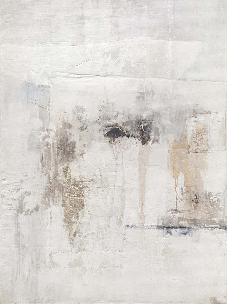 Oil On Canvas Neutral Abstract 900X1200mm