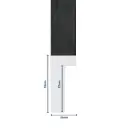 Wood Moulding W 16 X H 35 X L 2900mm Black