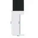 Wood Moulding W 30 X H 60 X L 2900mm Black