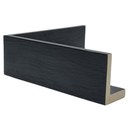 WOOD MOULDING W 37 X H 54 X L 2900MM BLACK (CANVAS FLOATER 43MM) 7 MM FACE