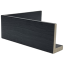 WOOD MOULDING W 37 X H 63 X L 2900MM BLACK (CANVAS FLOATER 52MM) 7 MM FACE