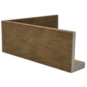 WOOD MOULDING W 37 X H 63 X L 2900MM BROWN (CANVAS FLOATER 52MM) 7 MM FACE