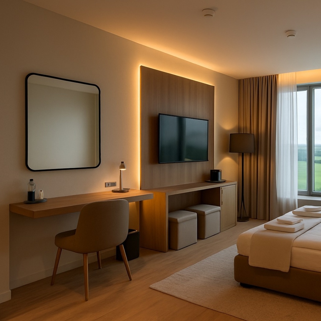 Mirror Rectangle Rounded 600X700mm Black