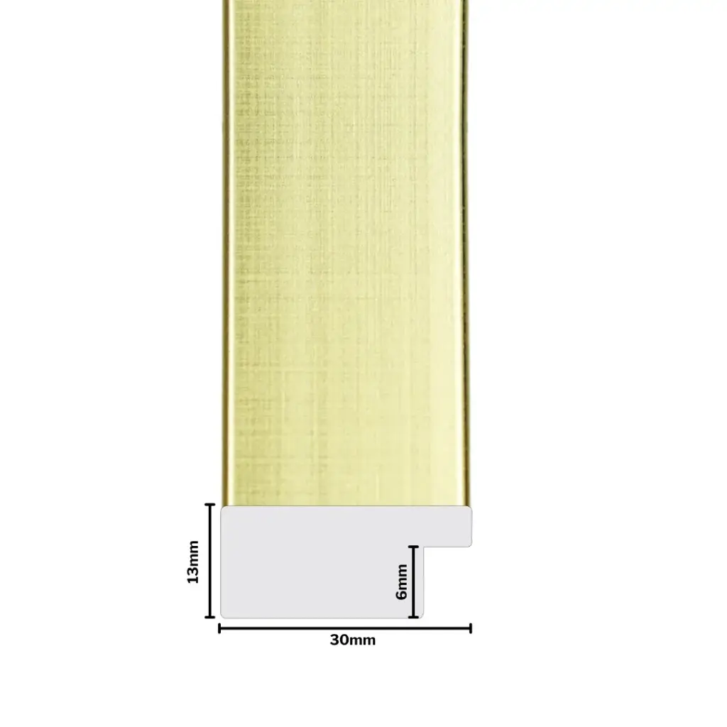 PS Moulding W 30 X H 13 X L 2900mm Gold (Replacement Of 1062A)