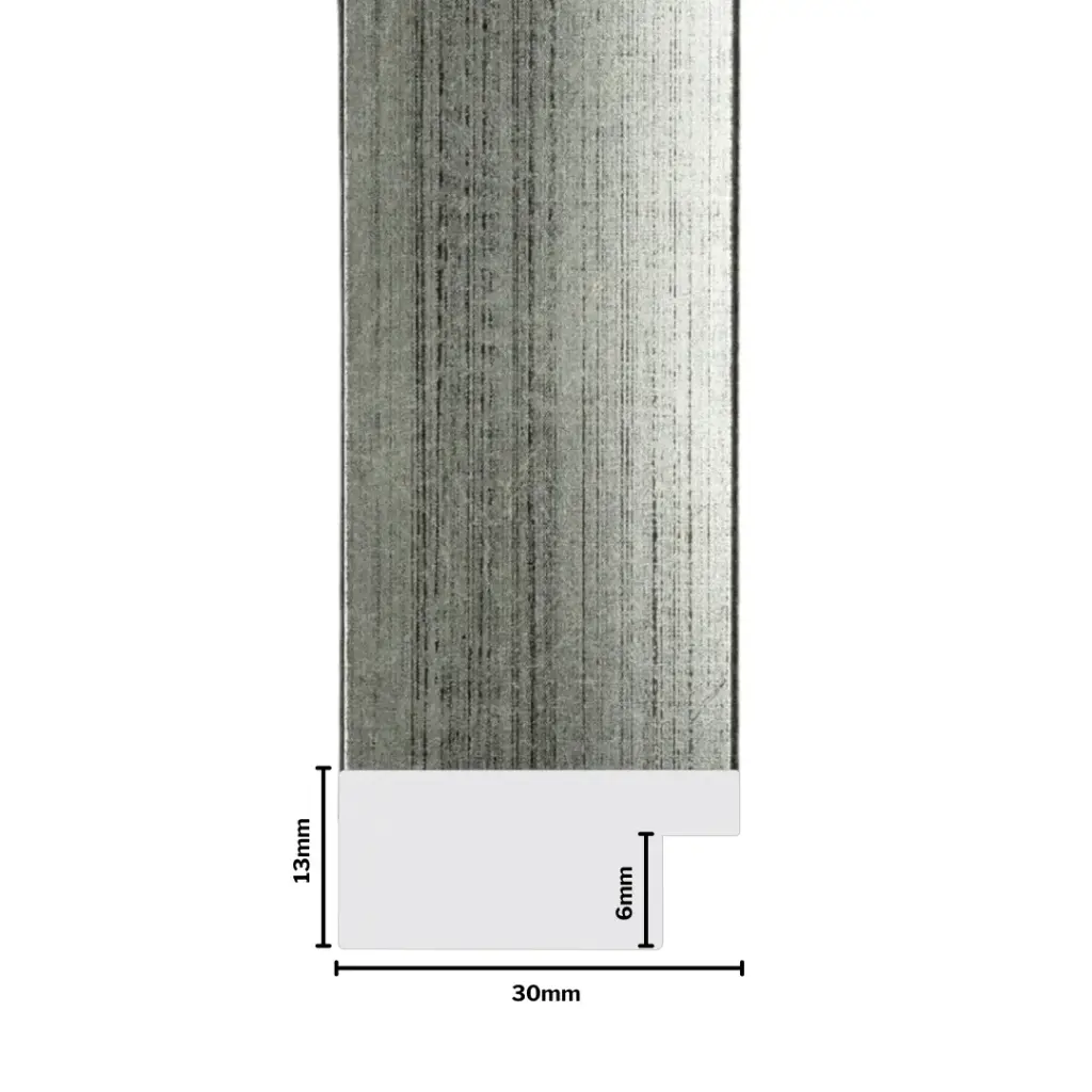PS Moulding W 30 X H 13 X L 2900mm Silver