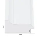 PS Moulding W 88 X H 37 X L 2900mm White (Replacement Of 1065W)