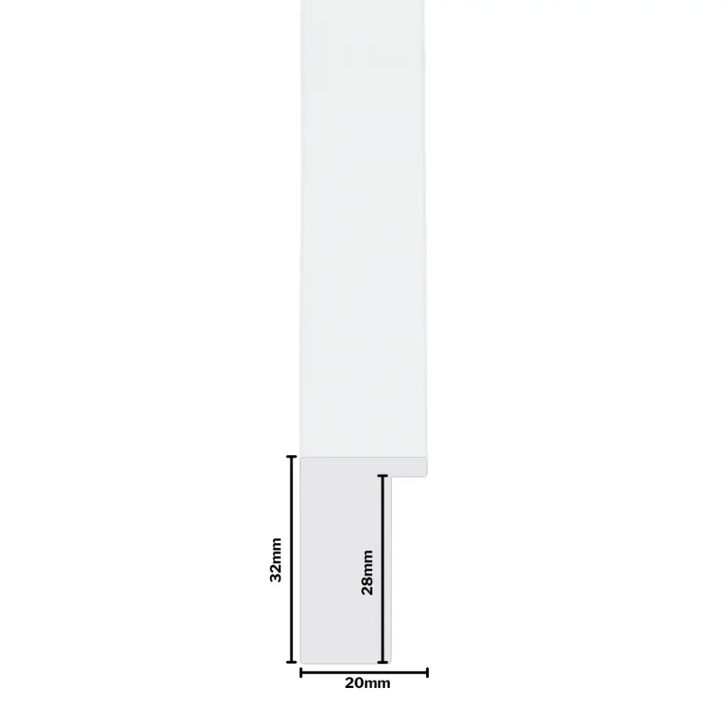 PS Moulding W 20 X H 32 X L 2900mm White