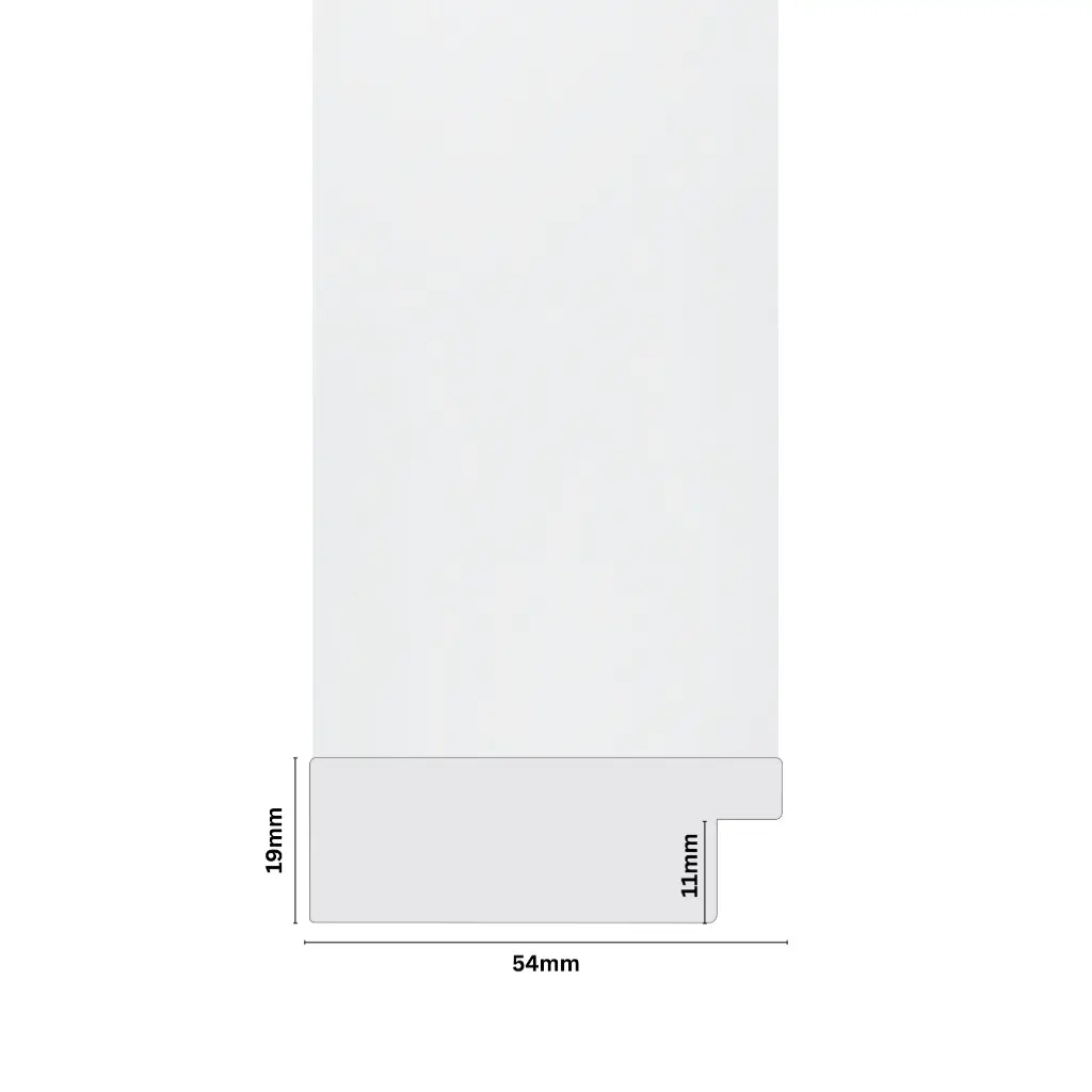 PS Moulding W 54 X H 19 X L 2900mm White