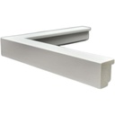 PS MOULDING W 25 X H 30 X L 2900MM WHITE