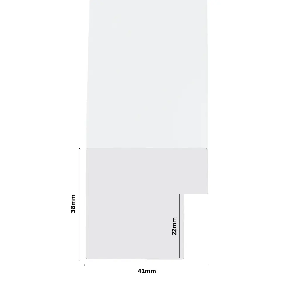 PS Moulding W 41 X H 38 X L 2900mm Gloss White