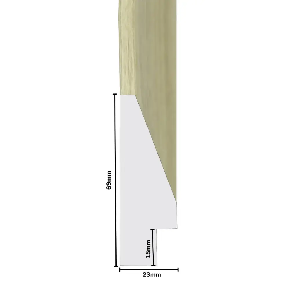 PS Moulding W 25 X H 70 X L 2900mm Spruce