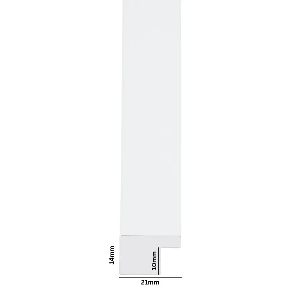 PS Moulding W 21 X H 14 X L 2900mm Gloss White