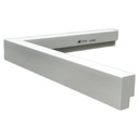 PS MOULDING W 16 X H 28 X L 2900MM LIGHT WOOD WHITE