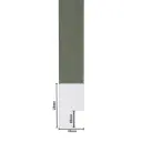 PS Moulding W 16 X H 28 X L 2900mm Grey & White