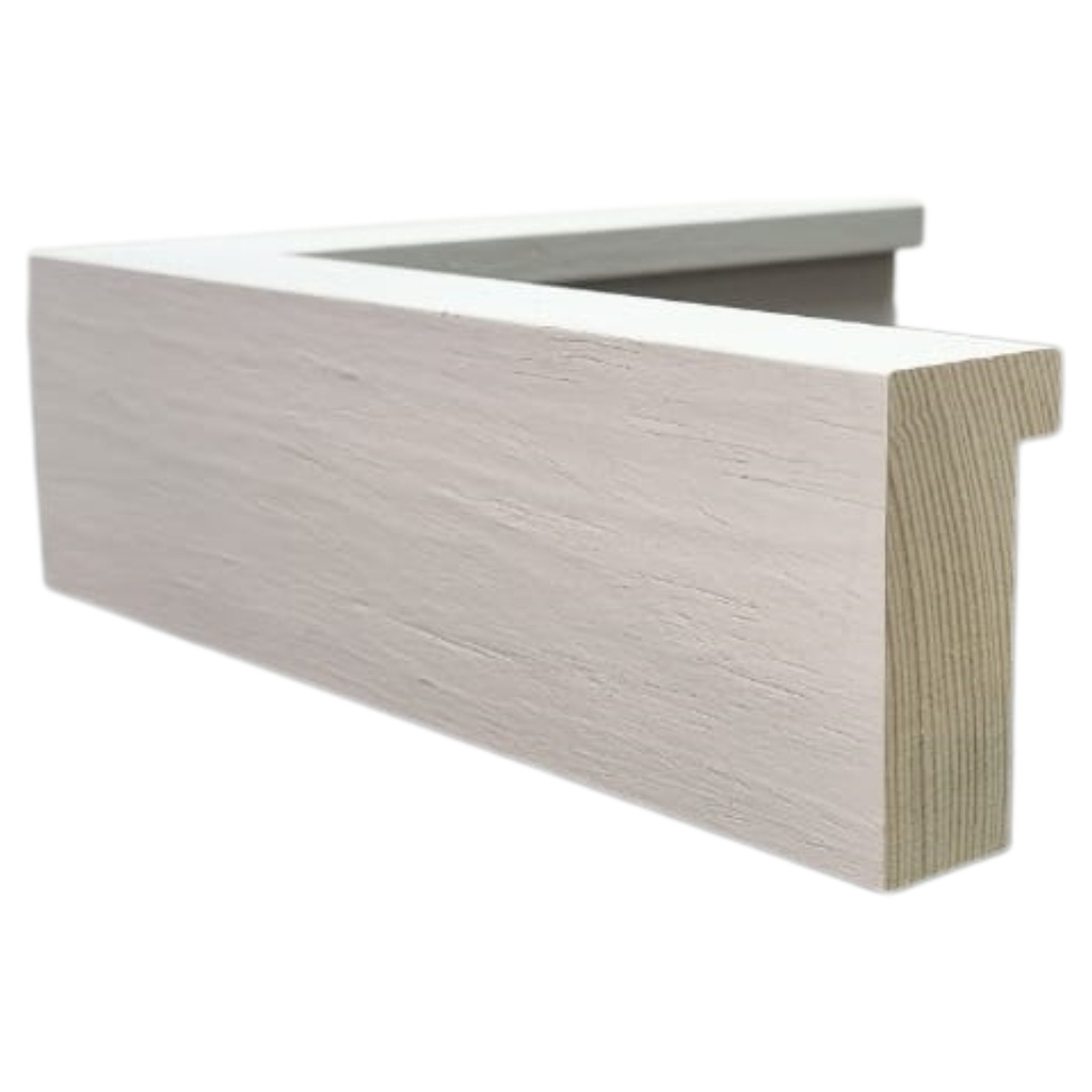 WOOD MOULDING W 30 X H 60 X L 2900MM WHITE