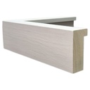 WOOD MOULDING W 30 X H 60 X L 2900MM WHITE