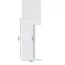 Wood Moulding W 30 X H 60 X L 2900mm White