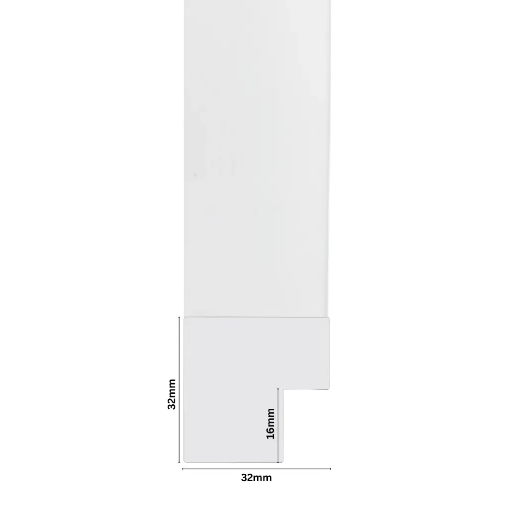 PS Moulding W 32 X H 32 X L 2900mm White