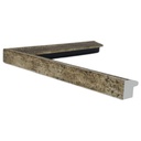 PS MOULDING W 25 X H 19 X 2900 MM ANTIQUE SILVER