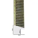 PS Moulding W 25 X H 19 X 2900mm Antique Silver