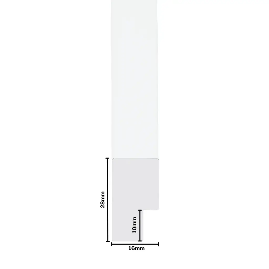PS Moulding W 16 X H 28 X L 2900mm White