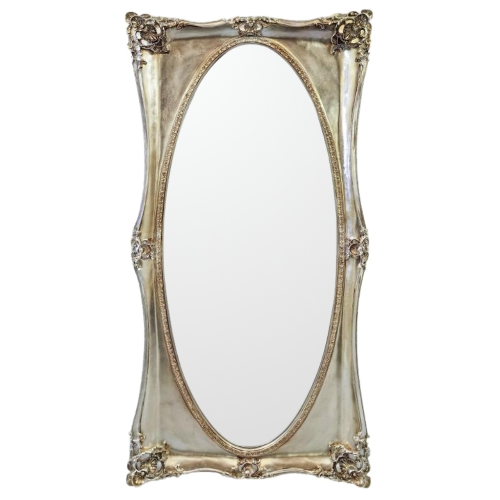 Mirror Ornate Standing 900X1830mm Champagne