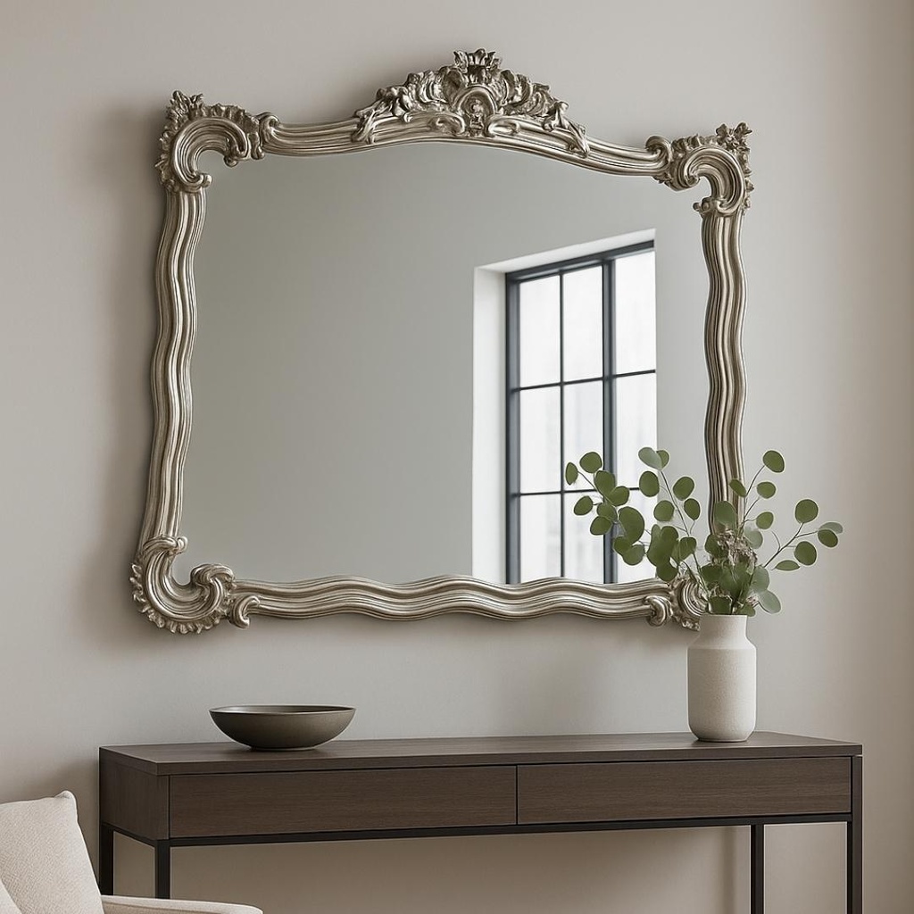 Mirror Ornate 1270X1490mm Champagne