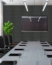 Wall Panel 300X21X2700mm Acoustic Charcoal