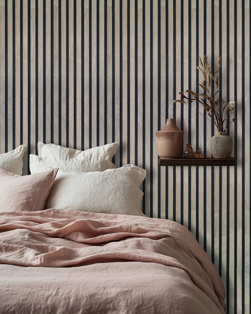 ﻿Wall Panel 300X21X2700mm Acoustic Walnut﻿