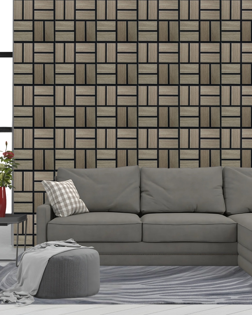 Wall Panel 765X380mm Acoustic Chestnut