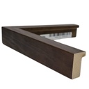 WOOD MOULDING W 23 X H 35 X L 2900MM DARK COFFEE