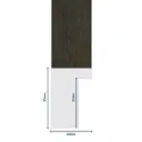 Wood Moulding W 23 X H 35 X L 2900mm Dark Coffee