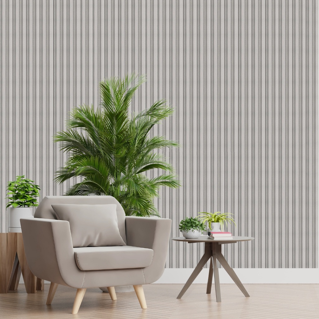 Wall Panel PVC 160X23X2700mm Ash Grey