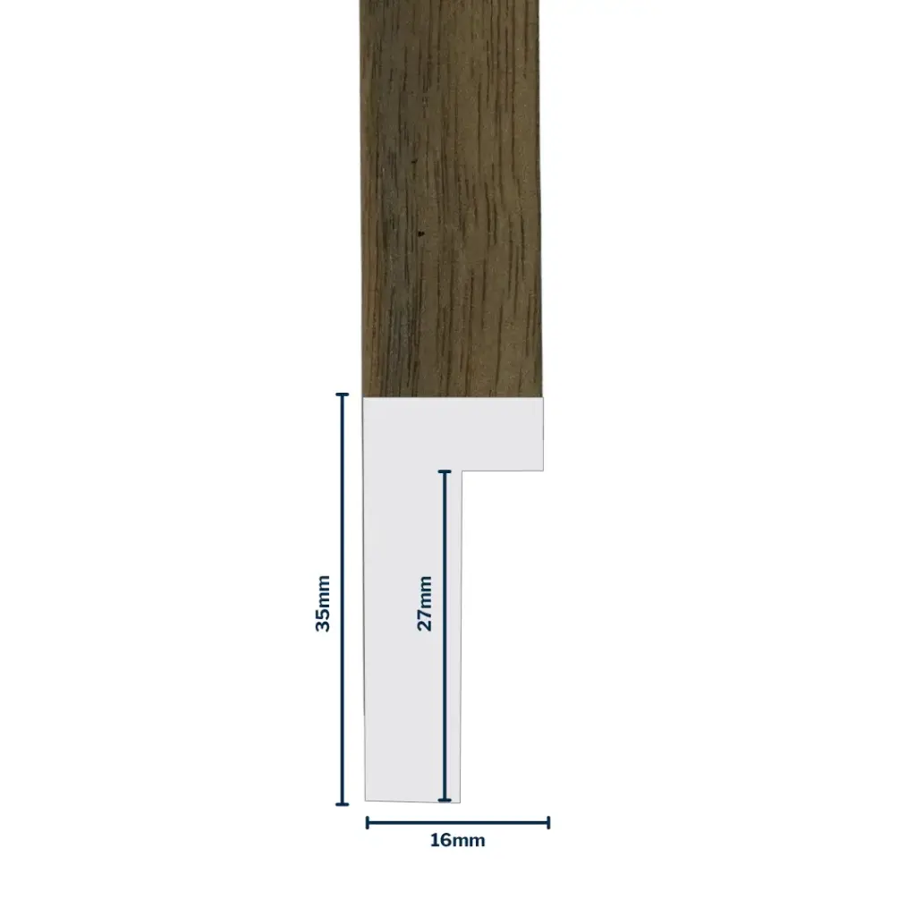 Wood Moulding W 16 X H 35 X L 2900mm American Walnut