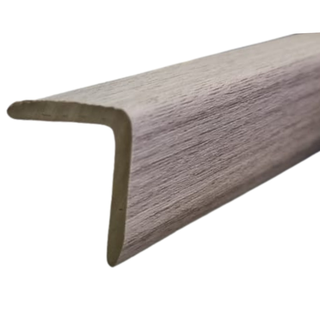 Wall Panel PVC Edging 25X25X3000mm Ash Grey