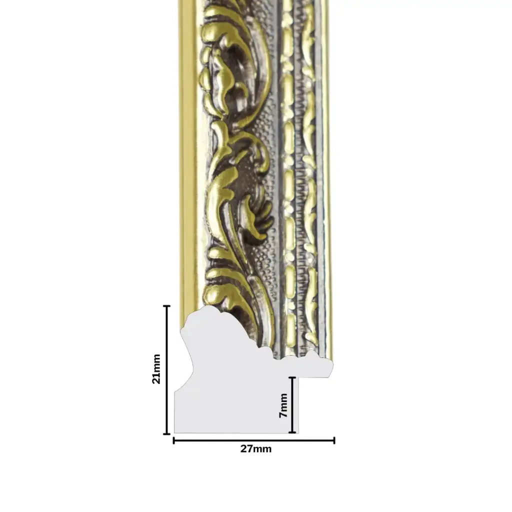 PS Moulding W 27 X H 21 X L 2900mm Gold