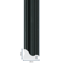 PS Moulding W 35 X H 20 X L 2900mm Matt Black