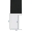 Wood Moulding W 30 X H 40 X L 2900mm Black
