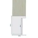 Wood Moulding W 30 X H 40 X L 2900mm Natural Blonde