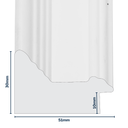 Q-Moulding W 51 X H 30 X L 2900mm White 