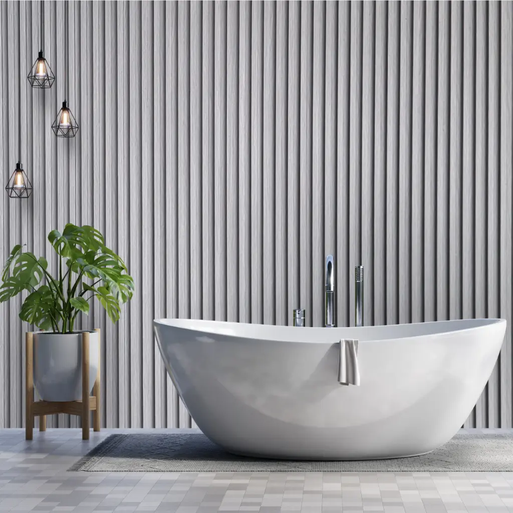 Wall Panel PVC 160X23X2700 Urban Grey