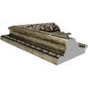 PS Moulding W 108 X H 46 X L 2900mm German Silver