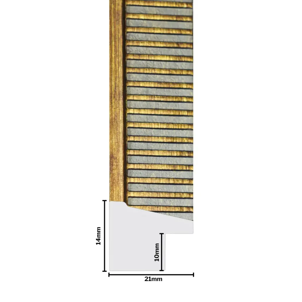 PS Moulding W 24 X H 20 X L 2900mm Antique Gold